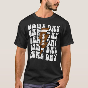 American Football Game Day Retro Vintage T-Shirt