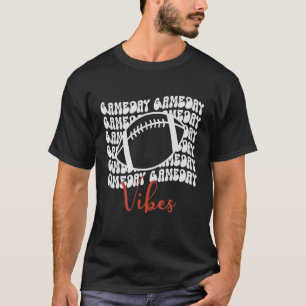 American Football Game Day Vibes Rugby Sports Men T-Shirt