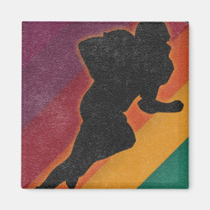 American football gift for football lovers magnet