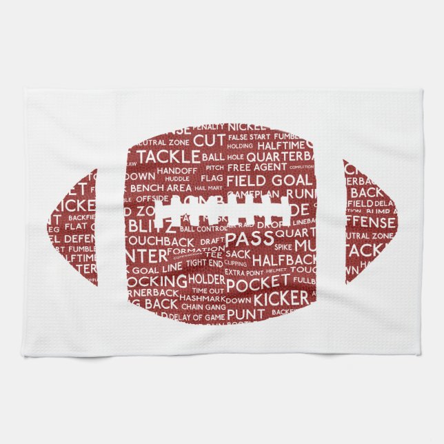 american football gifts tea towel (Horizontal)