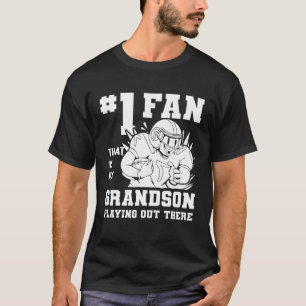 American Football Grandfather  Footballer Football T-Shirt