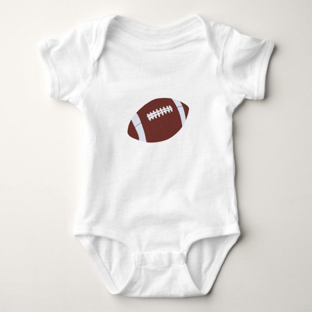 American Football Gridiron Ball  Baby Bodysuit (Front)