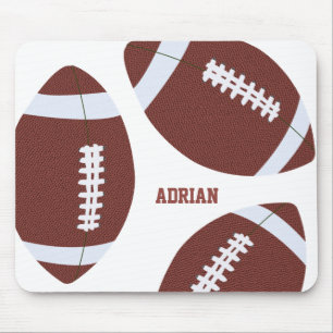 American Football Gridiron Ball Personalised Mouse Pad
