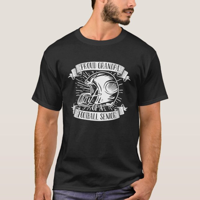 American Football Helmet Player Footballer Footbal T-Shirt (Front)