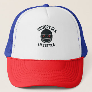 American Football Helmet – Victory Is My Life Trucker Hat