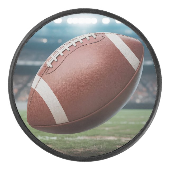 American Football Hockey Puck (Front)