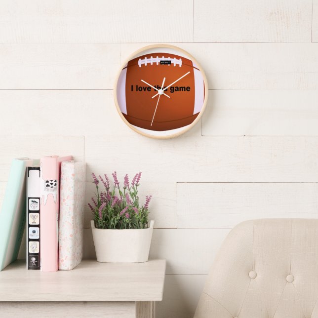 American Football: I Love This Game Clock (Reading Room)