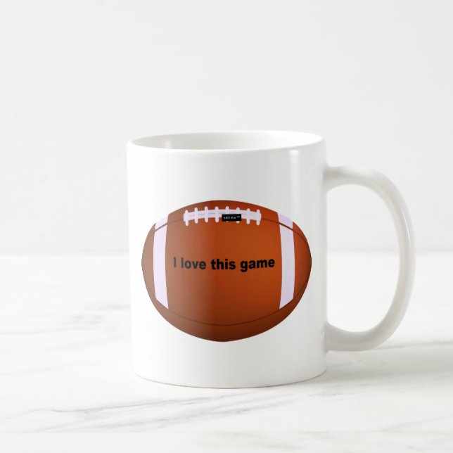 American Football: I Love This Game Coffee Mug (Right)