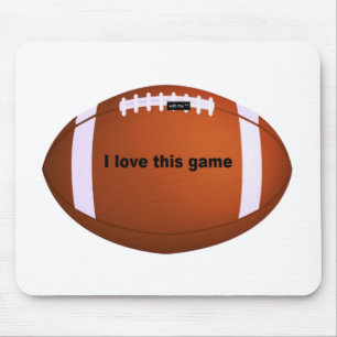 American Football: I Love This Game Mouse Pad
