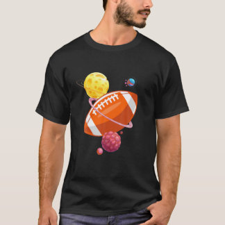 American Football I Space Sportsman Touchdown Trai T-Shirt