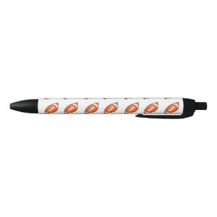 American football illustration pattern blue ink pen