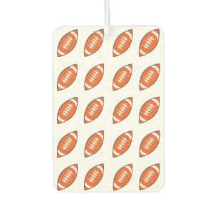American football illustration pattern car air freshener