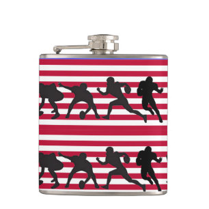 American Football image for Vinyl Wrapped Flask