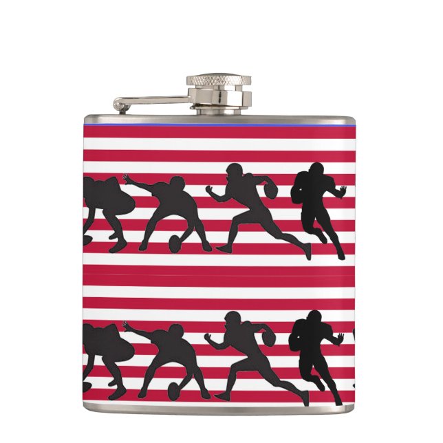 American Football image for Vinyl Wrapped Flask (Front)