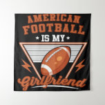 American Football Is My  Blanket Tapestry<br><div class="desc">COMFORTABLE AND SOFT –Whether relaxing in on vacation or at home, this Sherpa fleece blanket is perfect for snuggling on the couch or in bed. This cosy and durable blanket is useful to stay warm in all seasons, whether watching sports games in fall, star gazing on a cool summer night,...</div>