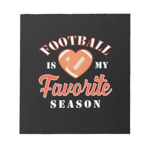 American Football Is My Favorite Season Notepad