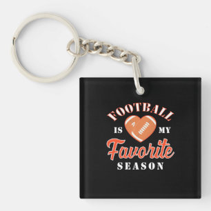 American Football Is My Favourite Season Key Ring