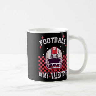 American Football Is My Valentine Day Boys Men Kid Coffee Mug