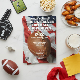 American Football "Join Us To Watch" Invitation