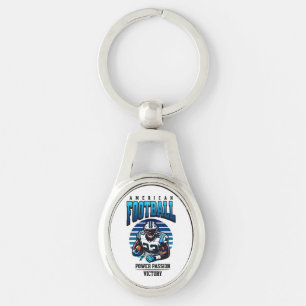 American football key ring