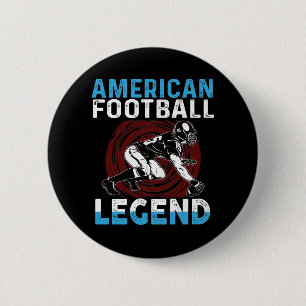 American Football Legend 6 Cm Round Badge