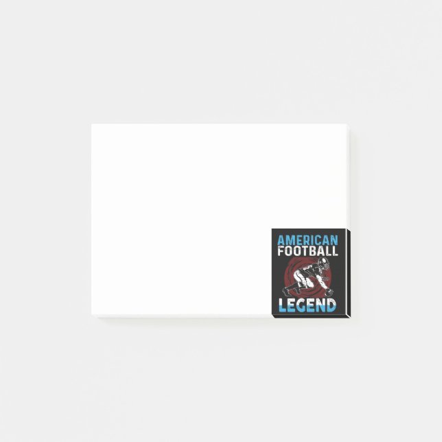 American Football Legend Post-it Notes (Front)