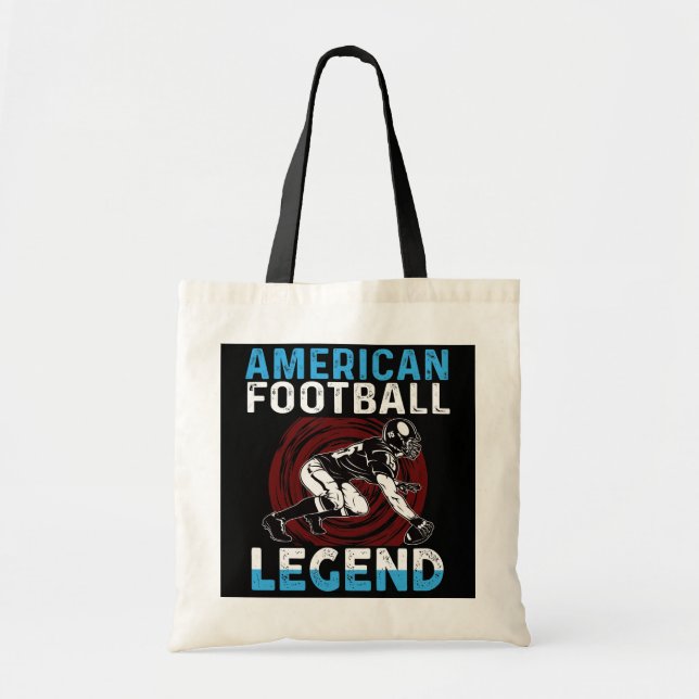American Football Legend Tote Bag (Front)