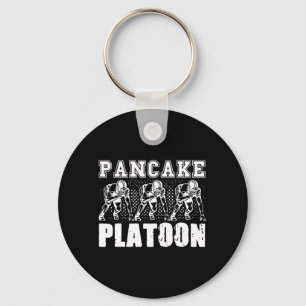 American Football Lineman Pancake Platoon Player S Key Ring