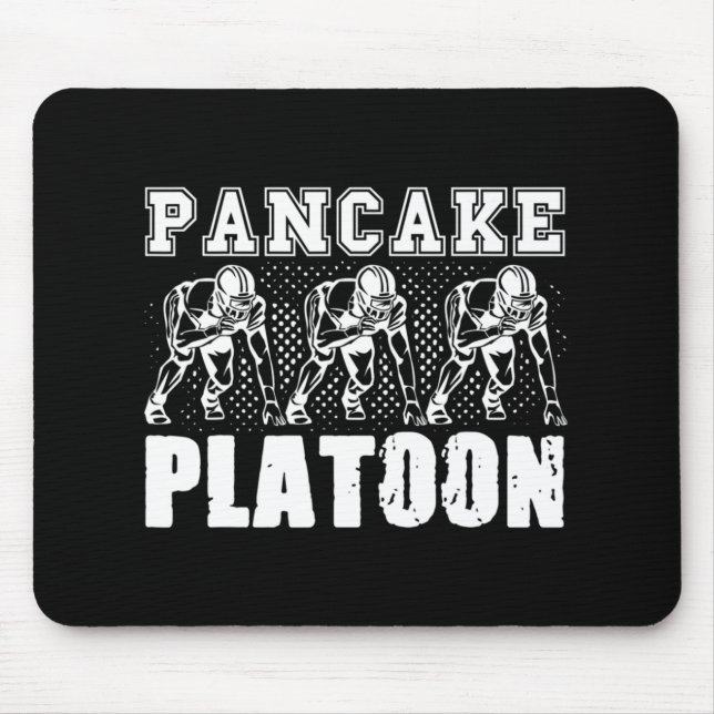 American Football Lineman Pancake Platoon Player S Mouse Pad (Front)