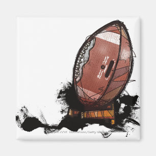 American football magnet