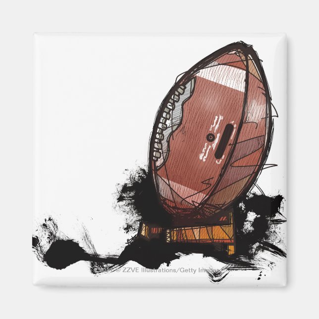 American football magnet (Front)
