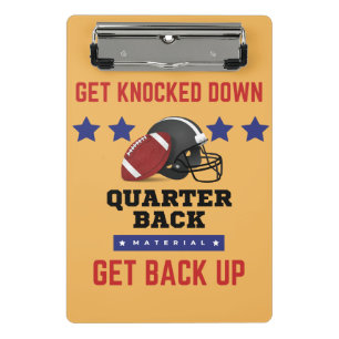 American Football  Mini Clipboard