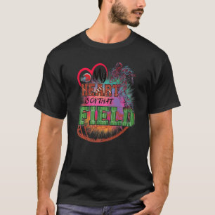 American Football My Heart Is On That Field Matchi T-Shirt