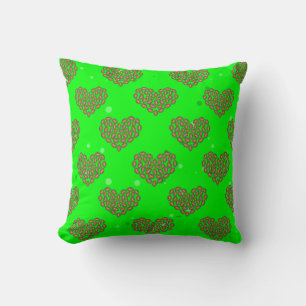 American Football Passion - Balls In Heart Shape Cushion
