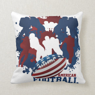 American Football Patriotic Pillow