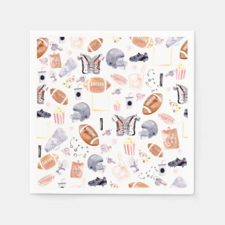 American Football Pattern Napkin
