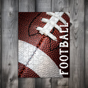 American Football Photo Close-up Jigsaw Puzzle