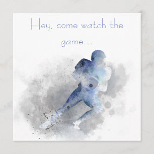 AMERICAN FOOTBALL PLAYER 1 INVITATION