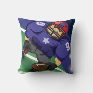 American football player cushion