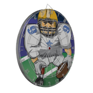 American football player dartboard