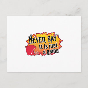 American Football Player Sports Team Game USA Gift Postcard