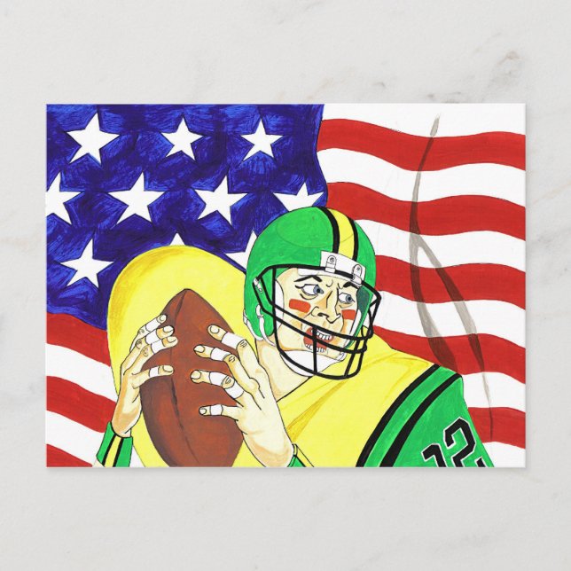 American Football Postcard (Front)