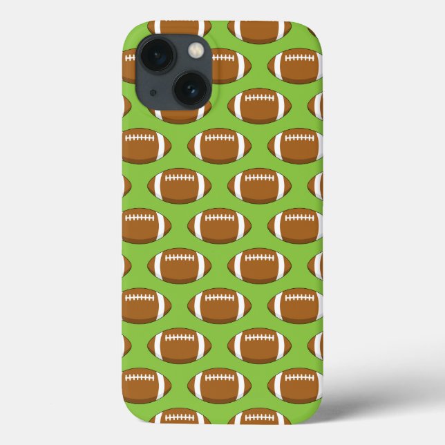 American Football Rugby Ball Pattern Case-Mate iPhone Case (Back)