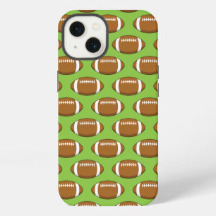 American Football Rugby Ball Pattern iPhone 13 Case