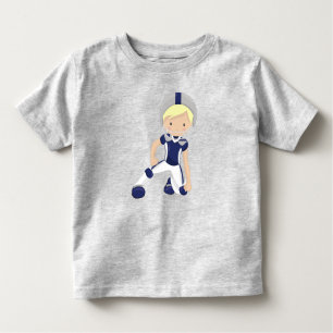 American Football, Rugby, Cute Boy, Blonde Hair Toddler T-Shirt