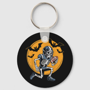 American Football Skeleton Halloween Sport Fantasy Key Ring