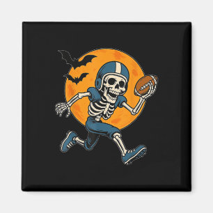 American Football Skeleton Halloween Sport Fantasy Magnet