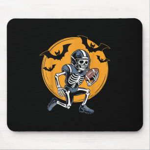 American Football Skeleton Halloween Sport Fantasy Mouse Pad