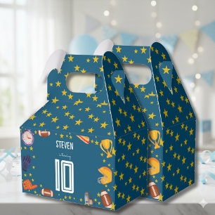 American football sport ball kids birthday favour box