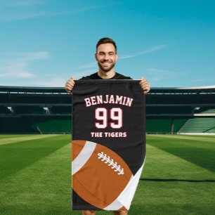 american Football sports towel, coach bath towel